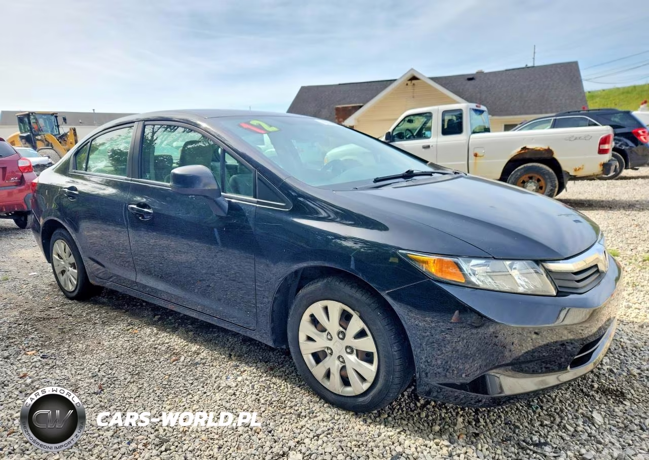 2012 Honda Civic Lx VIN:2HGFB2F59CH583334 - 4