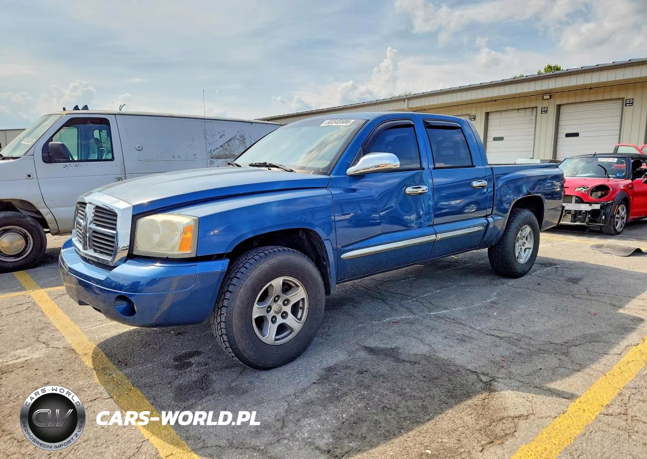 2005 Dodge Dakota Quad Laramie VIN:1D7HE58N55S223072 - 1