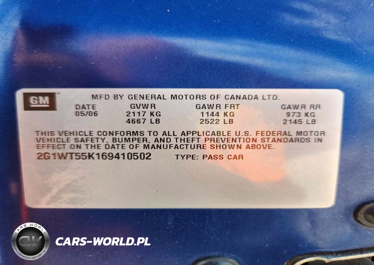 2006 Chevrolet Impala Lt VIN:2G1WT55K169410502 - 12