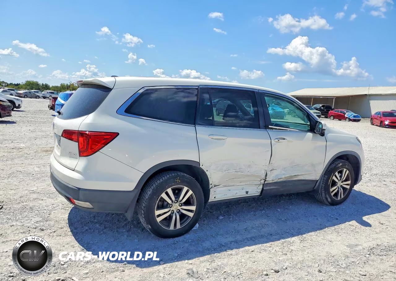 2017 Honda Pilot Exl VIN:5FNYF6H59HB036576 - 3