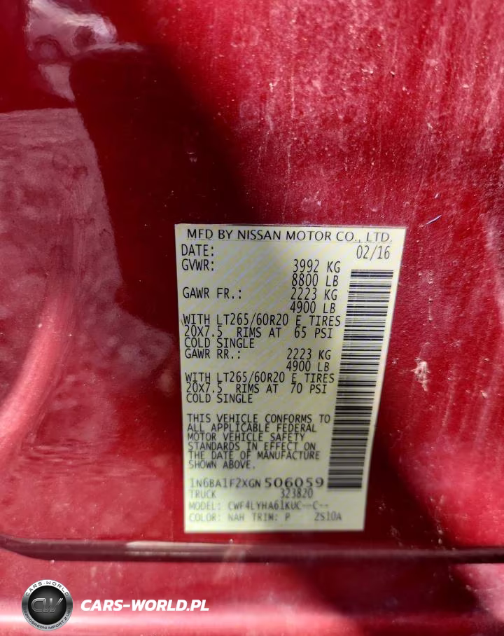 2016 Nissan Titan Xd Platinum Reserve VIN:1N6BA1F2XGN506059 - 12