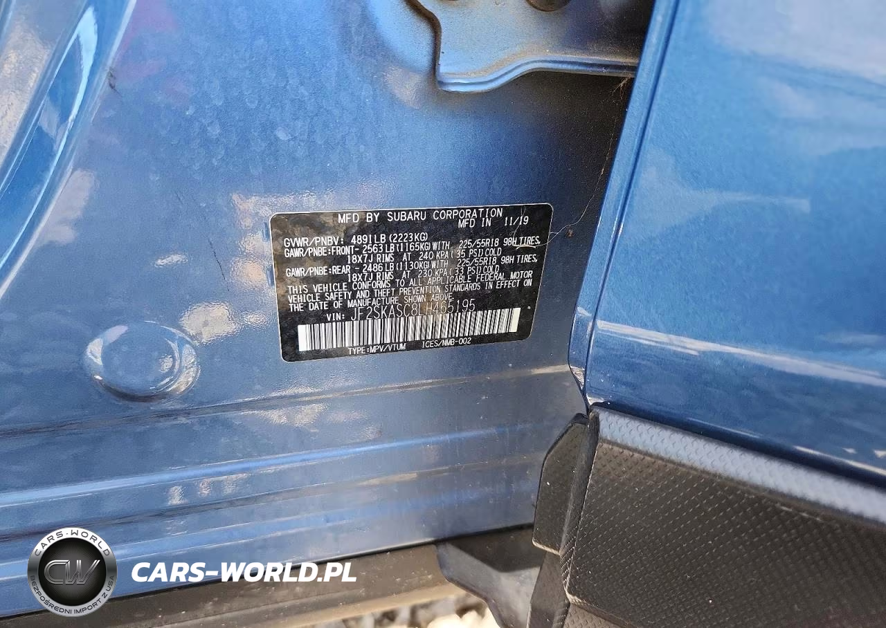 2020 Subaru Forester Limited VIN:JF2SKASC8LH465195 - 12