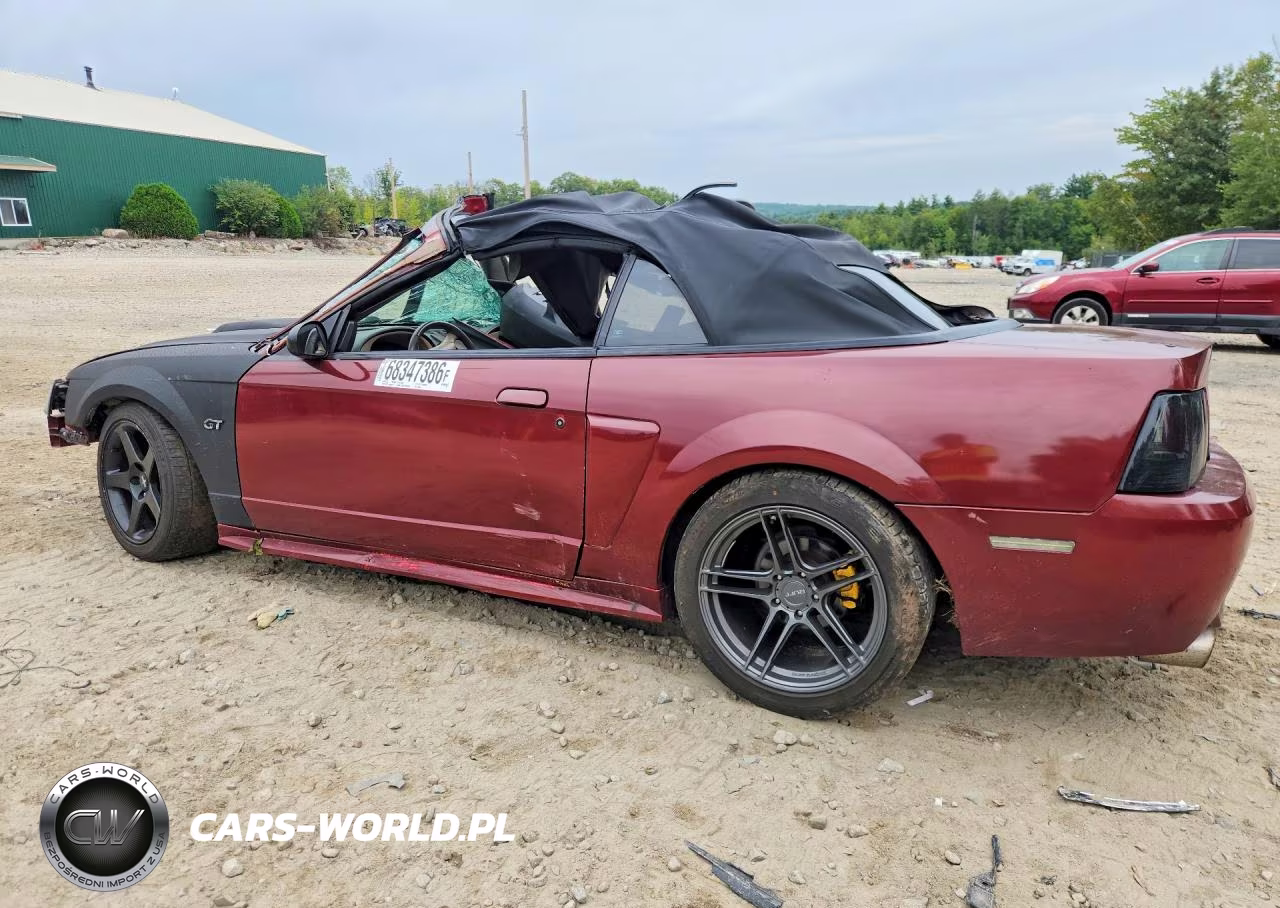 2001 Ford Mustang Gt VIN:1FAFP45X91F197502 - 2
