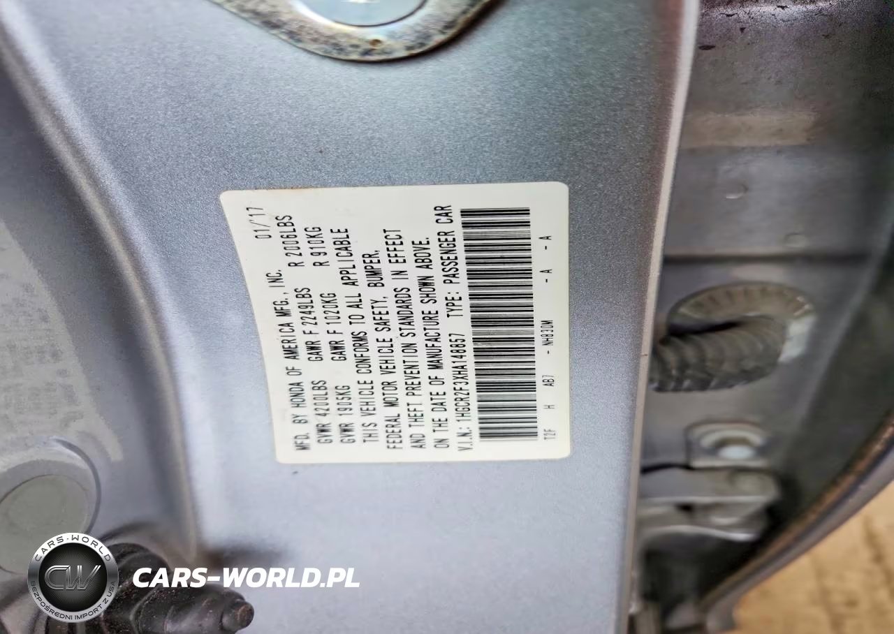 2017 Honda Accord Lx VIN:1HGCR2F3XHA148857 - 12