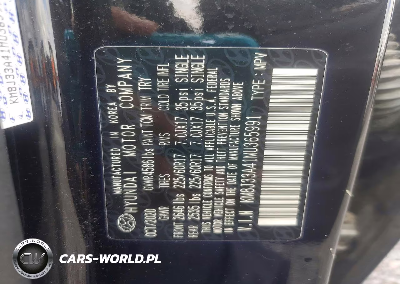 2021 Hyundai Tucson Value VIN:KM8J33A41MU365991 - 13