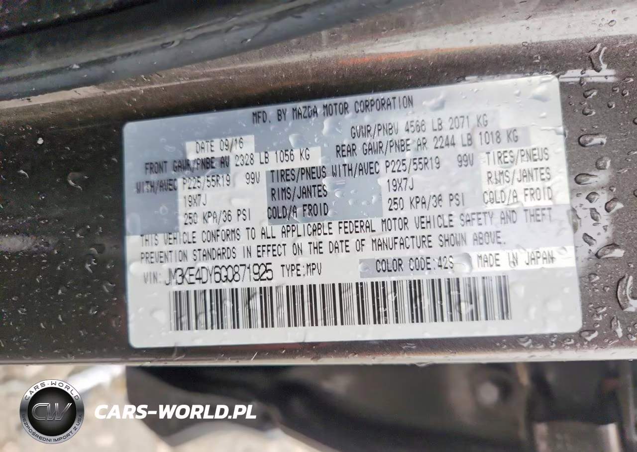 2016 Mazda Cx-5 Gt VIN:JM3KE4DY6G0871925 - 13