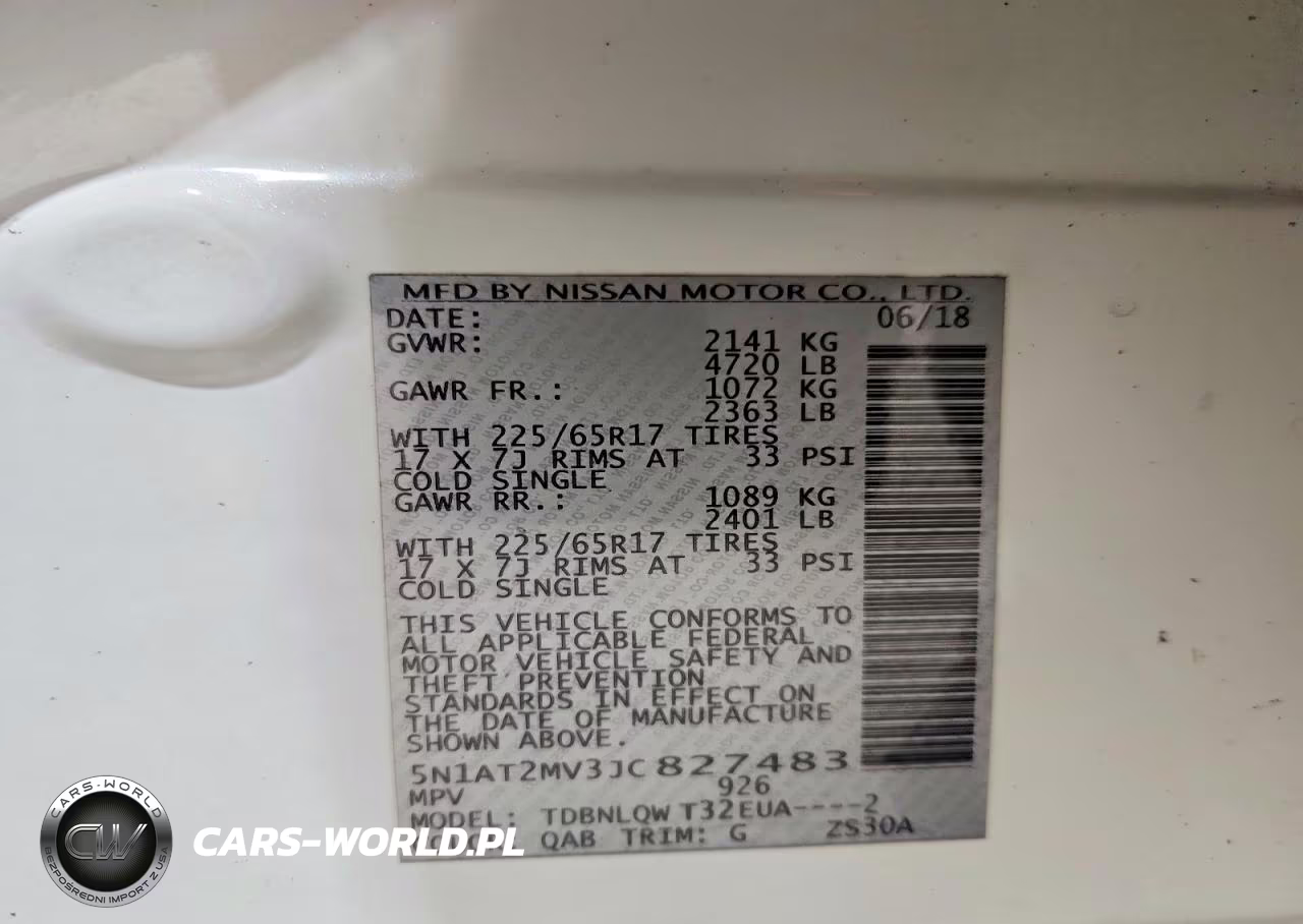 2018 Nissan Rogue Sv VIN:5N1AT2MV3JC827483 - 13