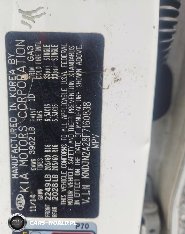 2015 Kia Soul Base VIN:KNDJN2A28F7160838 - 13