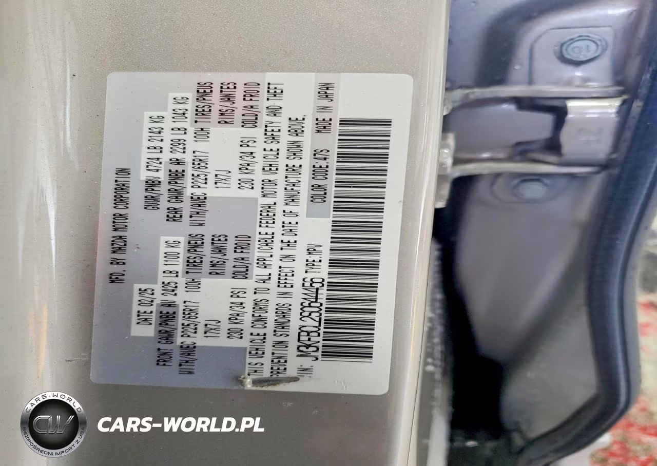 2025 Mazda Cx-5 Preferred VIN:JM3KFBCL2S0644456 - 14