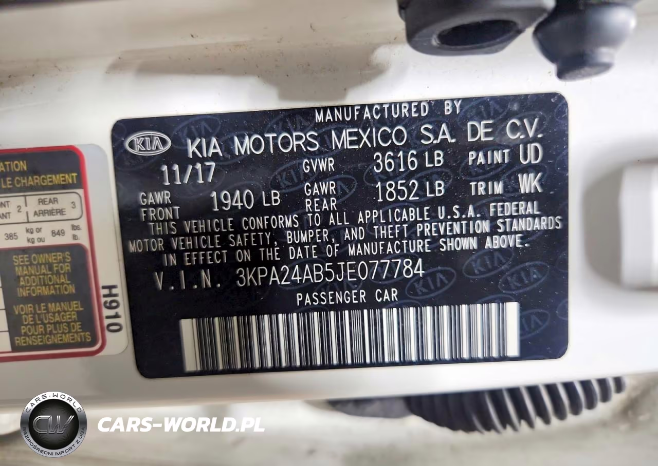 2018 Kia Rio S VIN:3KPA24AB5JE077784 - 13