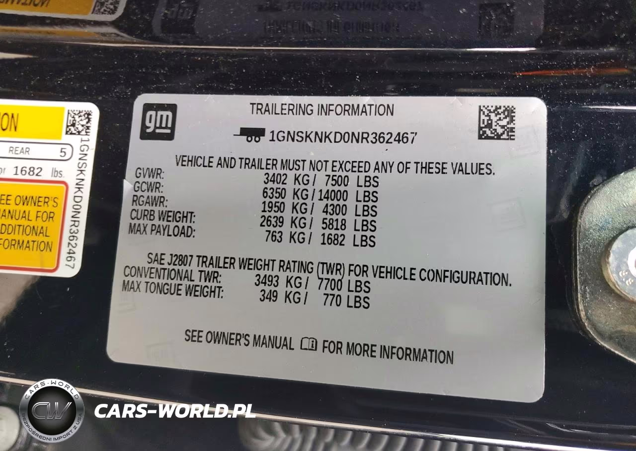 2022 Chevrolet Tahoe K1500 Lt VIN:1GNSKNKD0NR362467 - 13