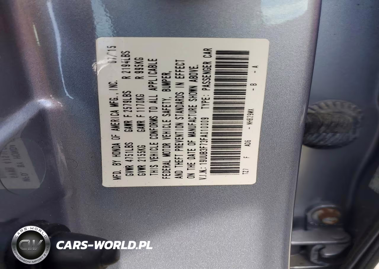 2015 Acura Tlx Advance VIN:19UUB3F73FA010009 - 12