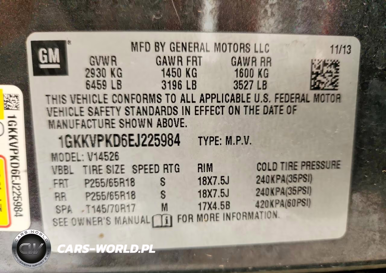 2014 GMC Acadia Sle VIN:1GKKVPKD6EJ225984 - 13