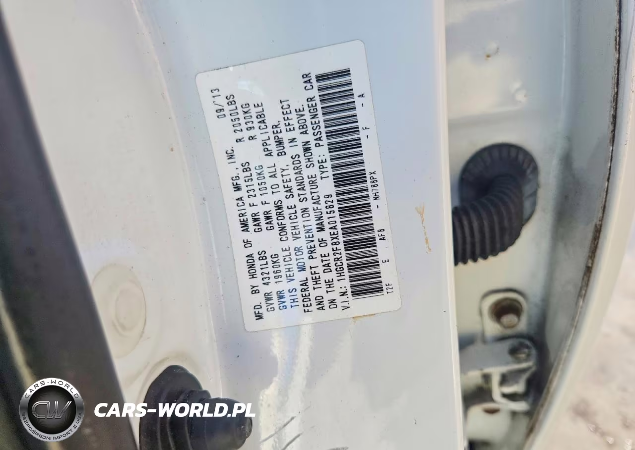 2014 Honda Accord Exl VIN:1HGCR2F8XEA015829 - 12
