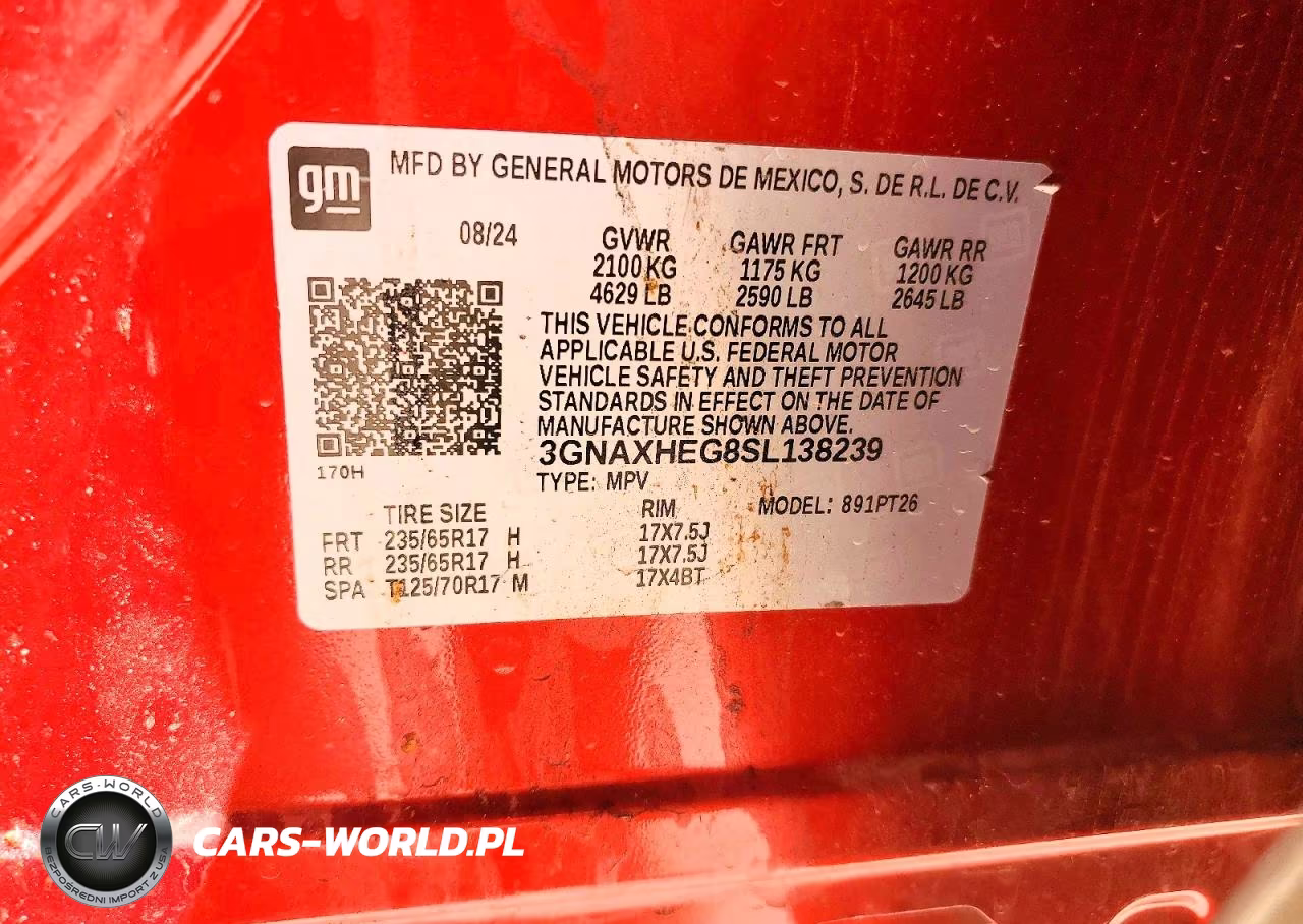 2025 Chevrolet Equinox Lt VIN:3GNAXHEG8SL138239 - 14