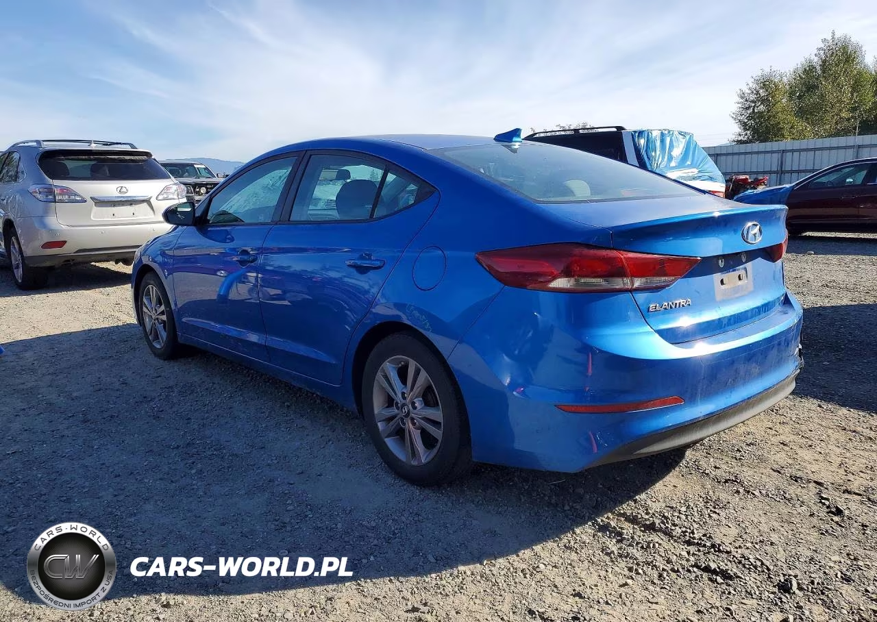 2017 Hyundai Elantra Se VIN:KMHD84LF3HU229337 - 2