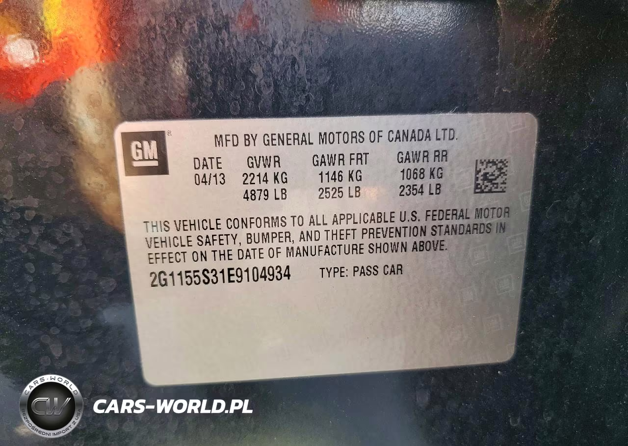 2014 Chevrolet Impala Ltz VIN:2G1155S31E9104934 - 13