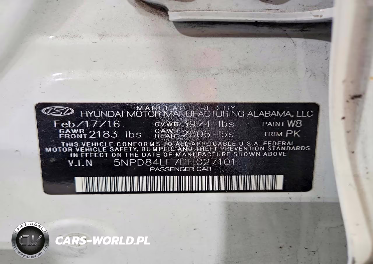 2017 Hyundai Elantra Se VIN:5NPD84LF7HH027101 - 12