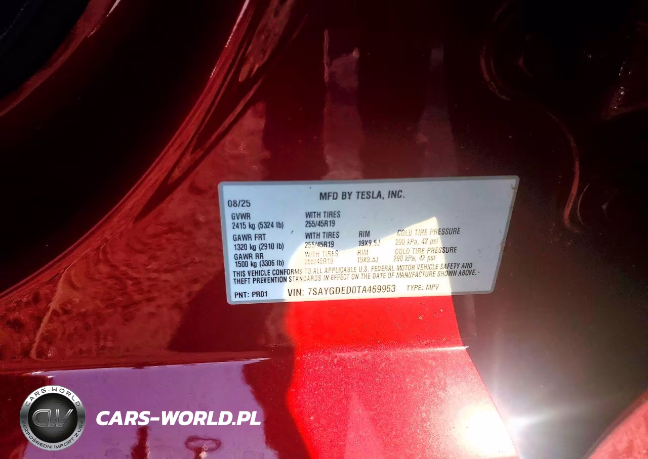 2026 Tesla Model Y VIN:7SAYGDED0TA469953 - 14