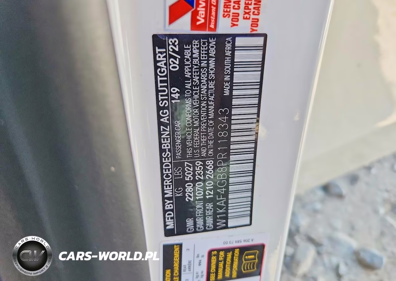 2023 Mercedes-Benz C 300 VIN:W1KAF4GB8PR118343 - 12