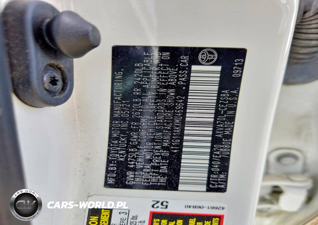 2021 Toyota Camry Se VIN:4T1G11AKXMU469642 - 12