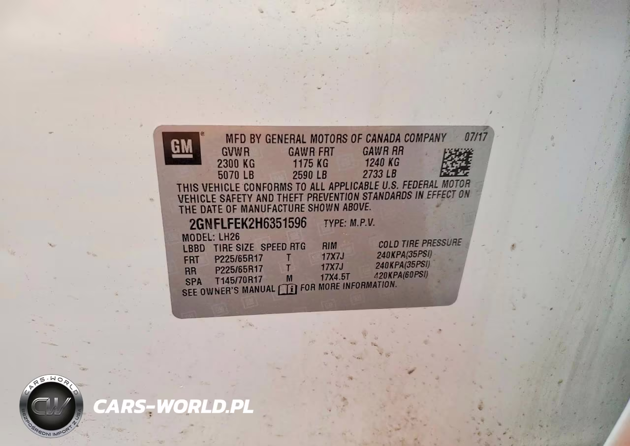 2017 Chevrolet Equinox Lt VIN:2GNFLFEK2H6351596 - 13