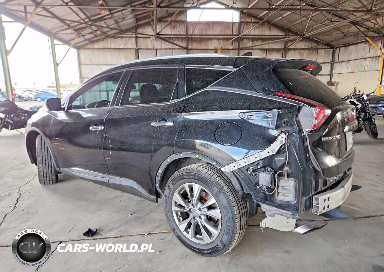 2017 Nissan Murano Sl VIN:5N1AZ2MG7HN174364 - 2
