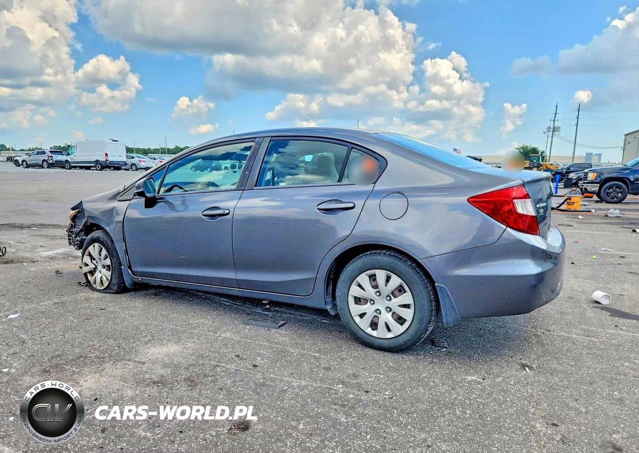 2012 Honda Civic Lx VIN:19XFB2F58CE035481 - 2