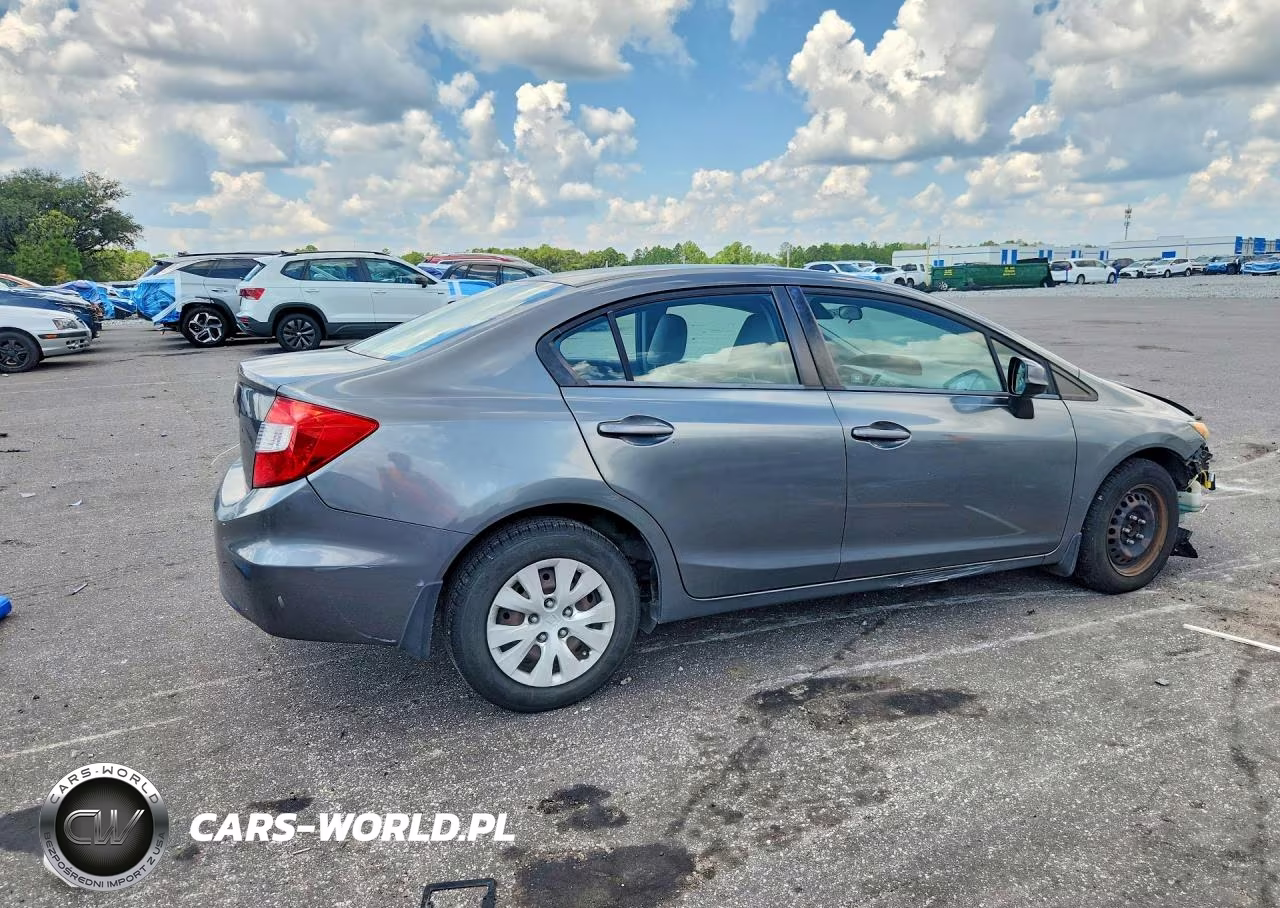 2012 Honda Civic Lx VIN:19XFB2F58CE035481 - 3