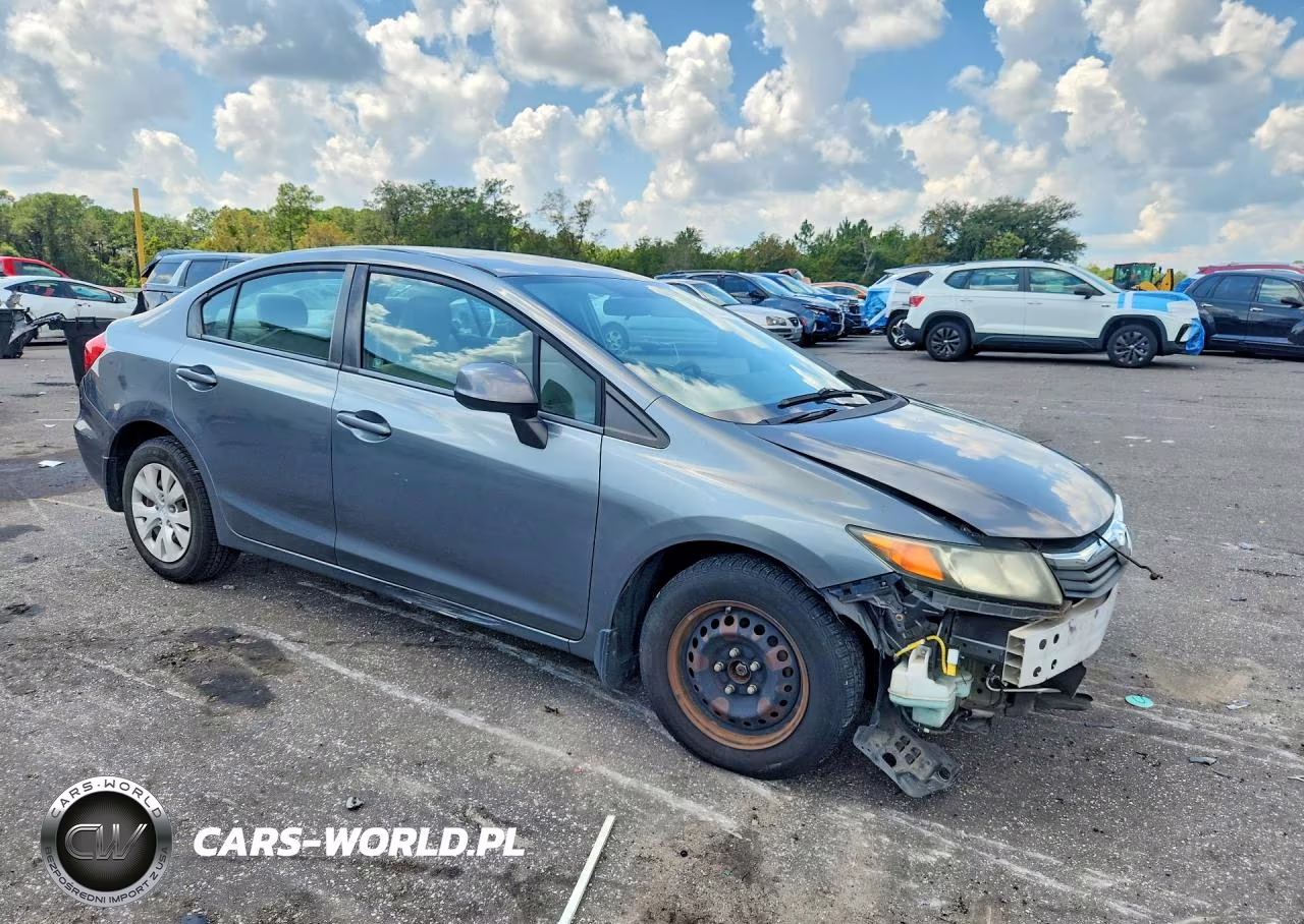 2012 Honda Civic Lx VIN:19XFB2F58CE035481 - 4