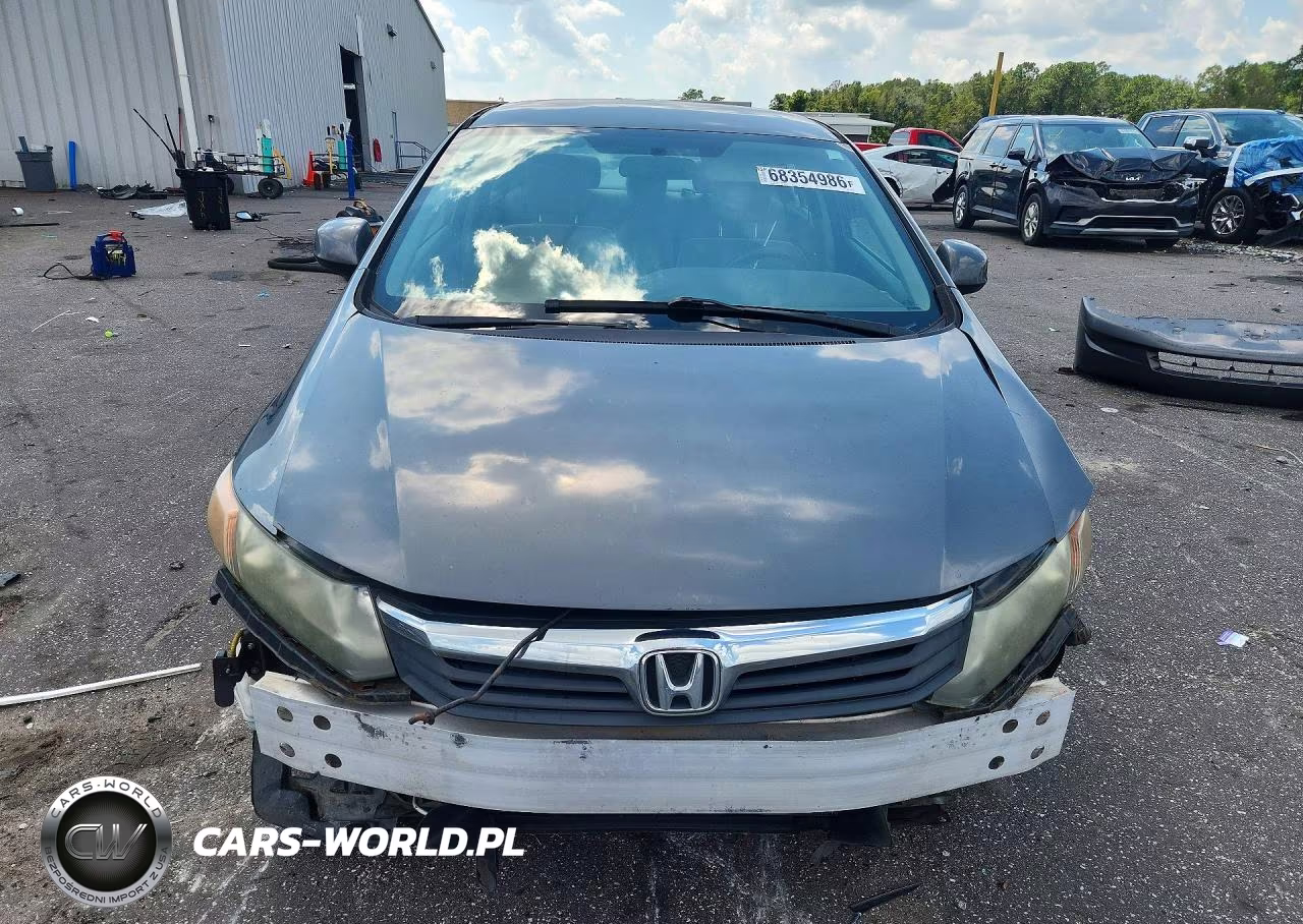 2012 Honda Civic Lx VIN:19XFB2F58CE035481 - 5