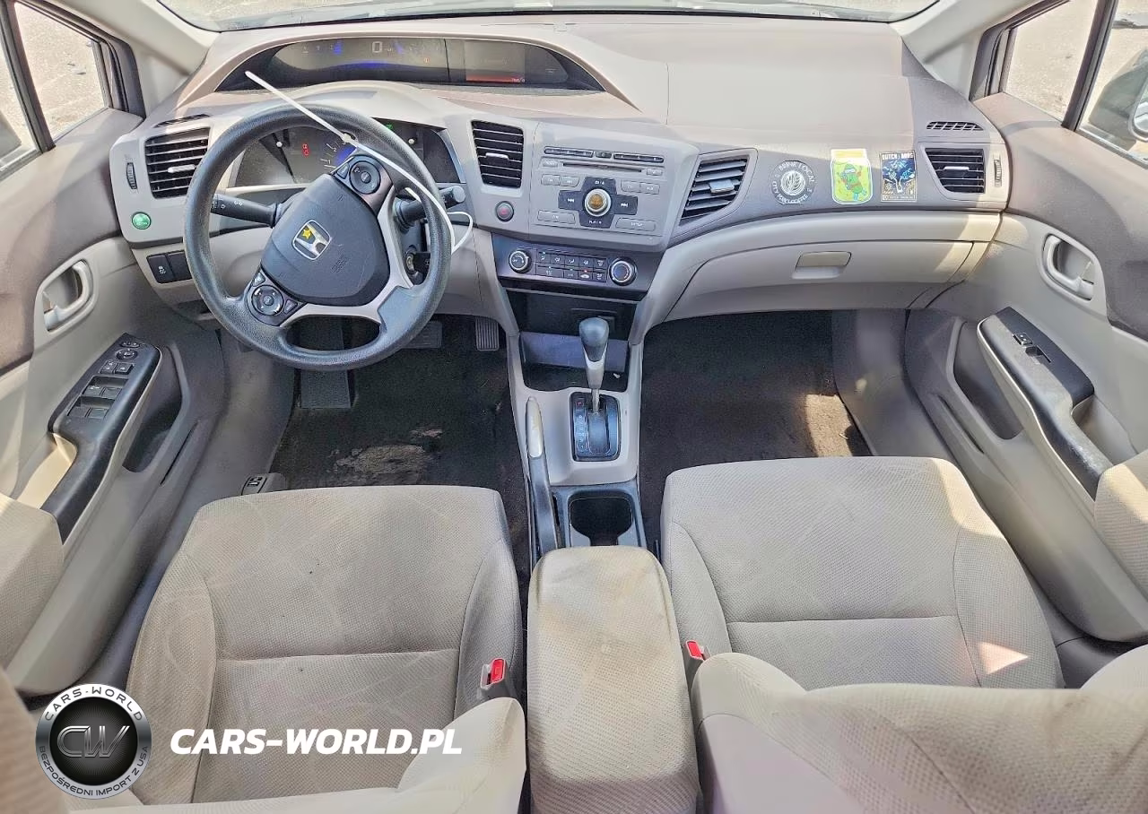 2012 Honda Civic Lx VIN:19XFB2F58CE035481 - 8