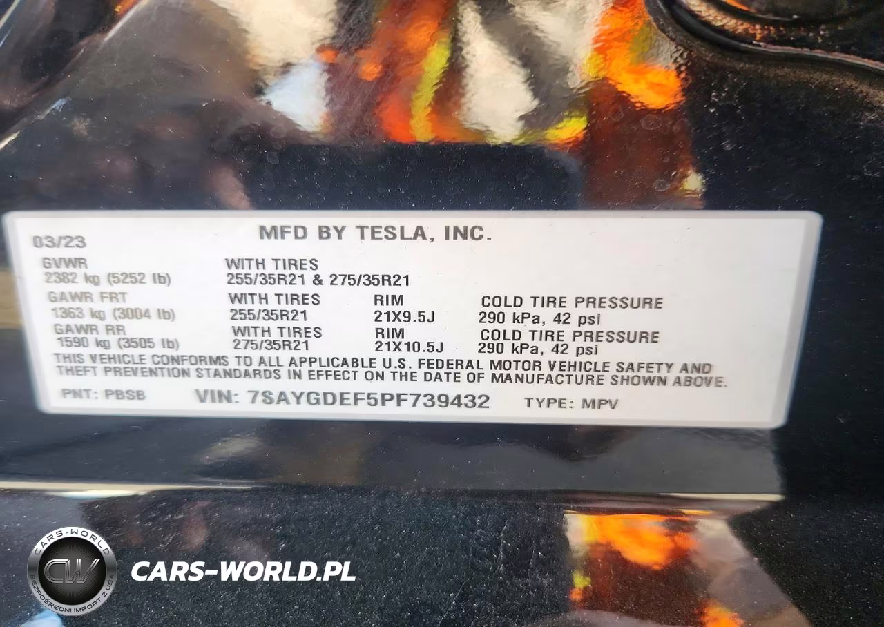 2023 Tesla Model Y VIN:7SAYGDEF5PF739432 - 12
