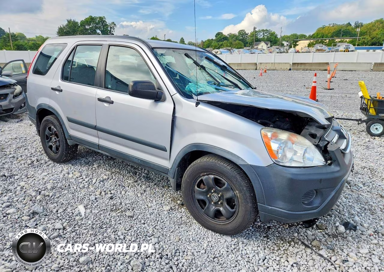 2005 Honda Cr-V Lx VIN:JHLRD785X5C001363 - 4