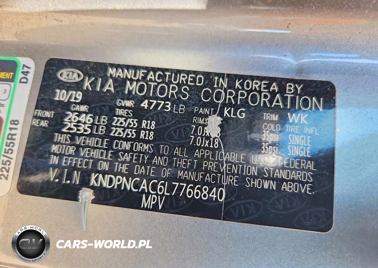 2020 Kia Sportage Ex VIN:KNDPNCAC6L7766840 - 13