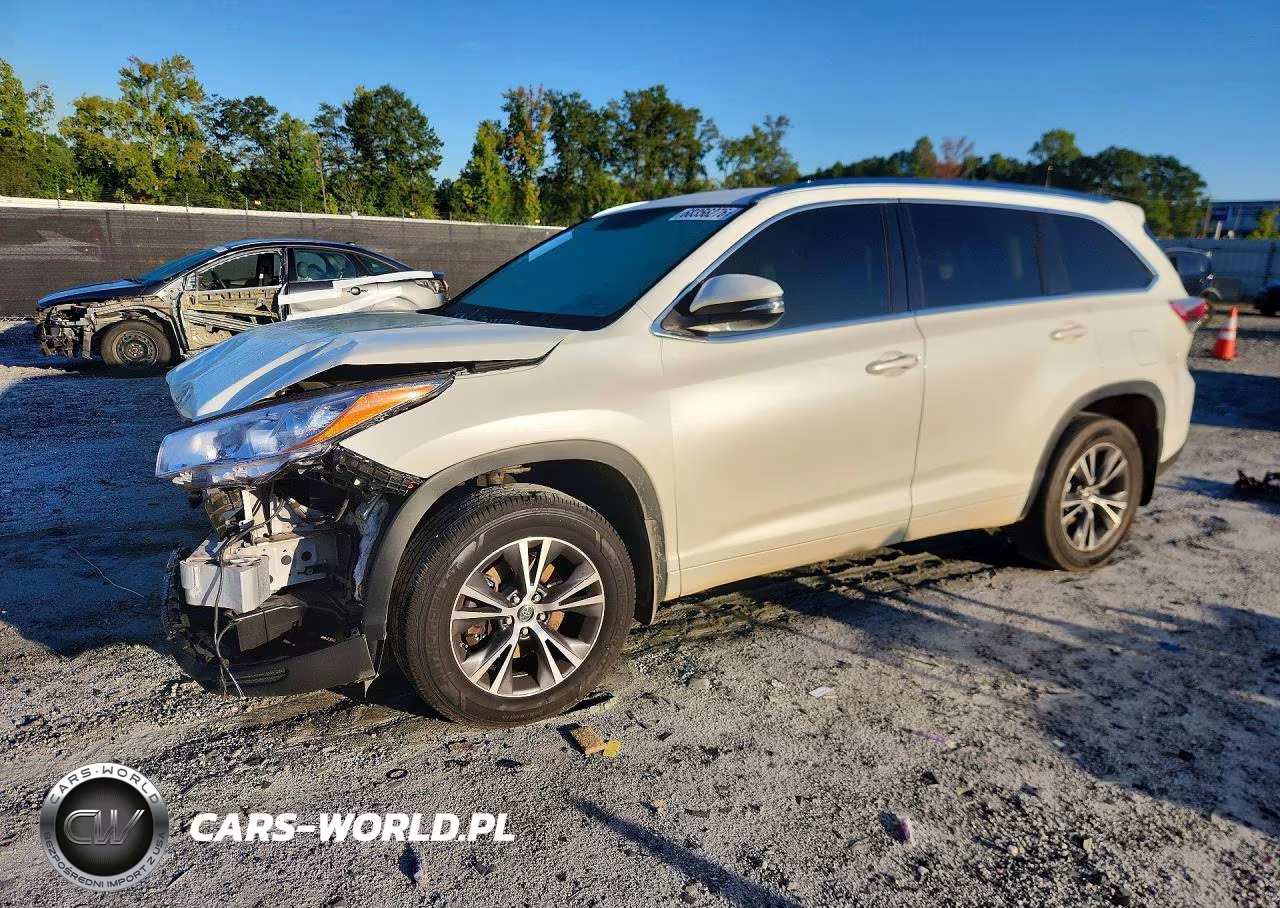 2016 Toyota Highlander Xle VIN:5TDJKRFH9GS238727 - 1