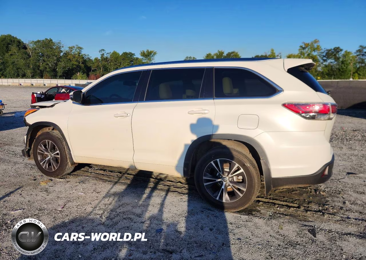 2016 Toyota Highlander Xle VIN:5TDJKRFH9GS238727 - 2