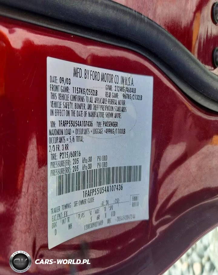 2004 Ford Taurus Ses VIN:1FAFP55U54A107436 - 12