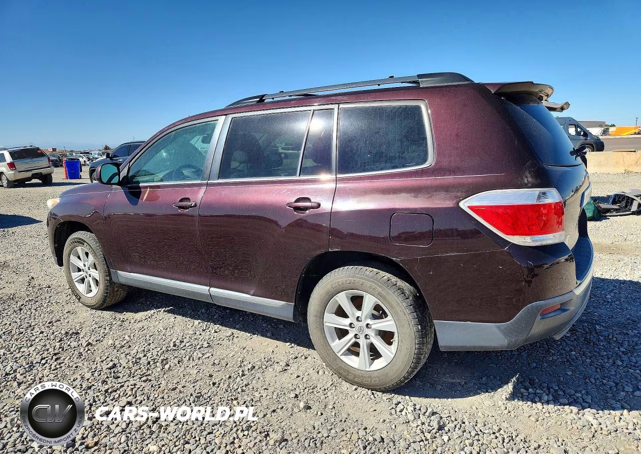 2013 Toyota Highlander Se VIN:5TDZK3EH6DS108367 - 2
