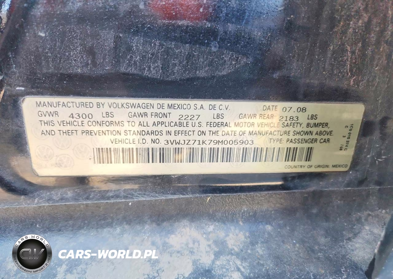2009 Volkswagen Jetta S VIN:3VWJZ71K79M005903 - 12