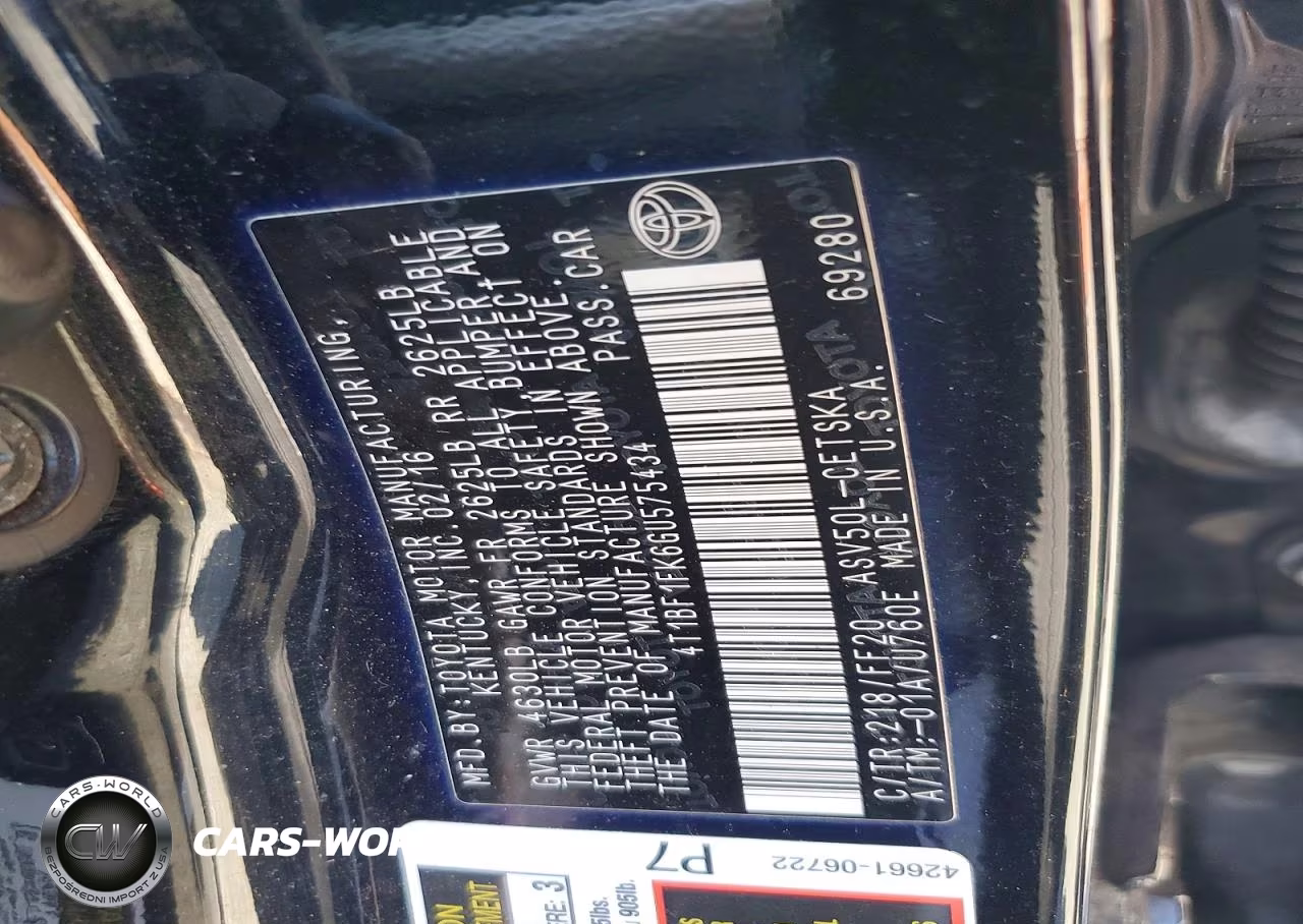 2016 Toyota Camry Se VIN:4T1BF1FK6GU575434 - 12