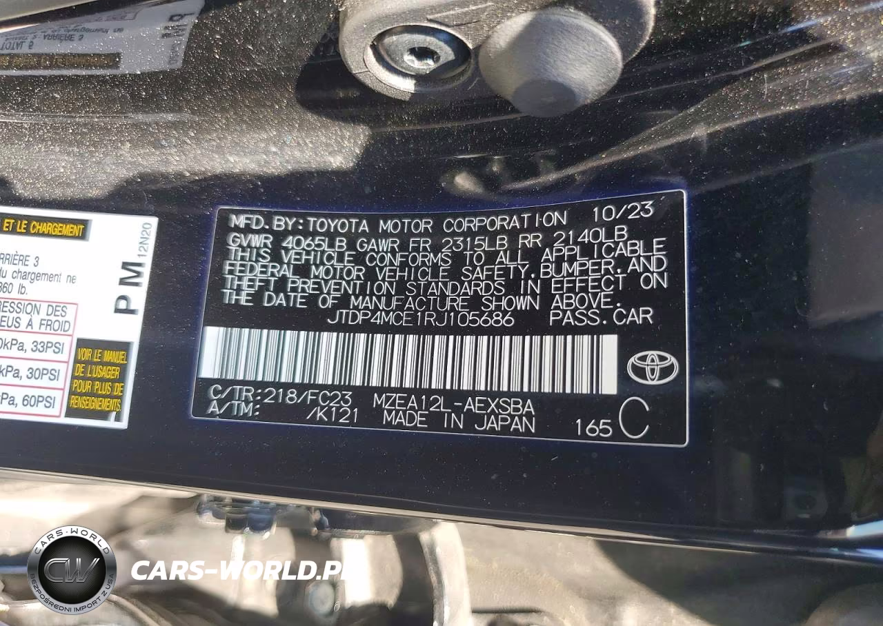 2024 Toyota Corolla Se VIN:JTDP4MCE1RJ105686 - 13