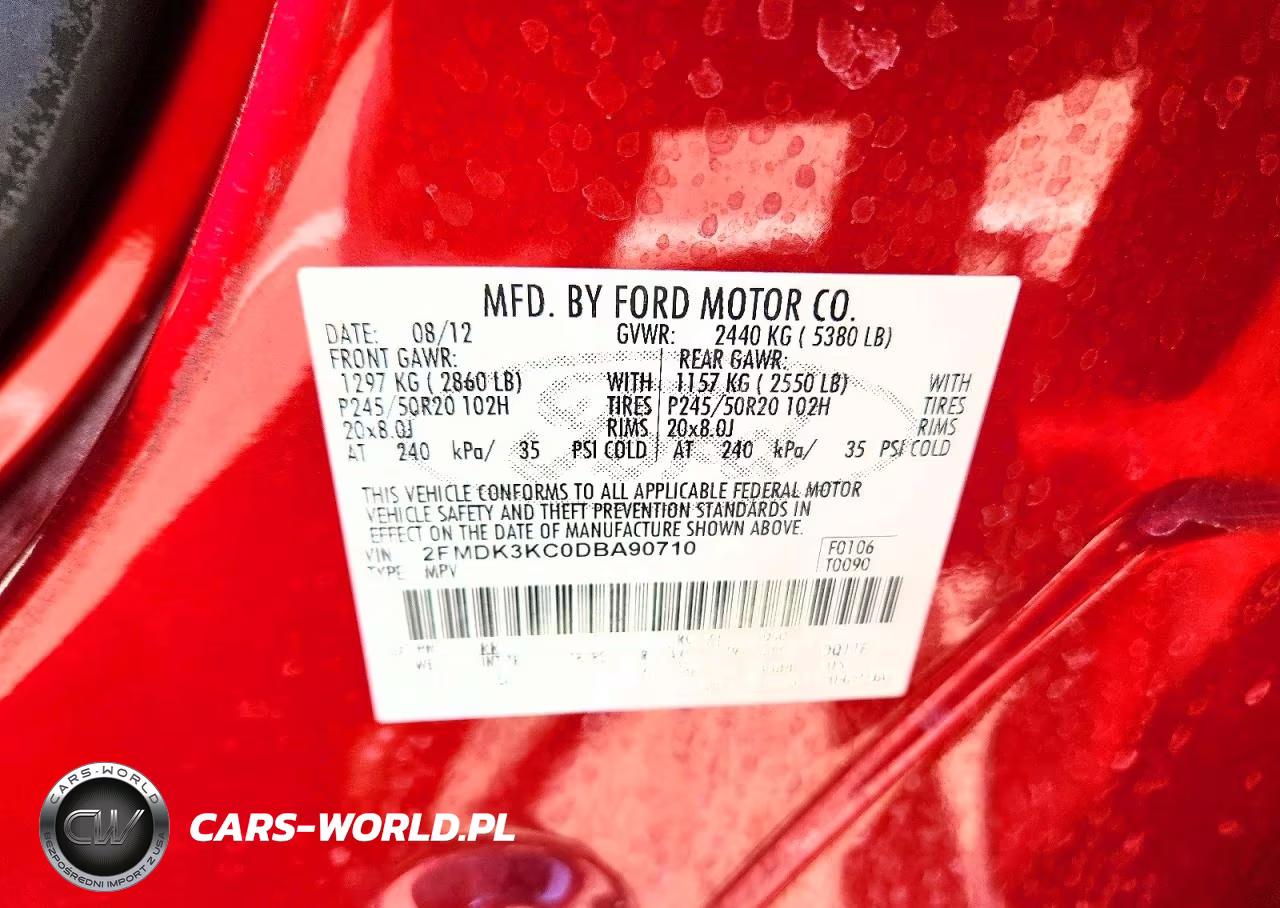2013 Ford Edge Limited VIN:2FMDK3KC0DBA90710 - 12