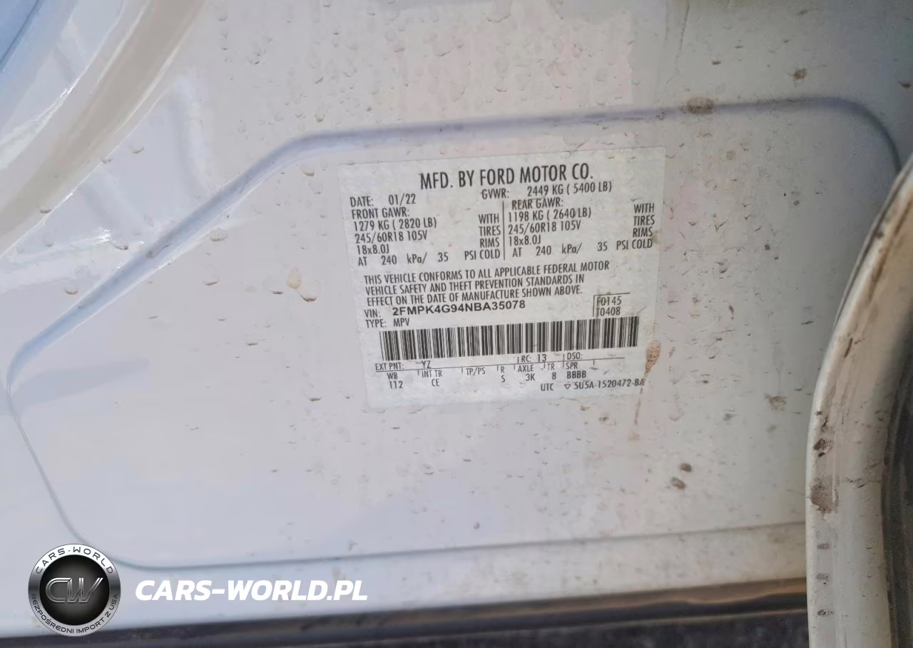 2022 Ford Edge Se VIN:2FMPK4G94NBA35078 - 12