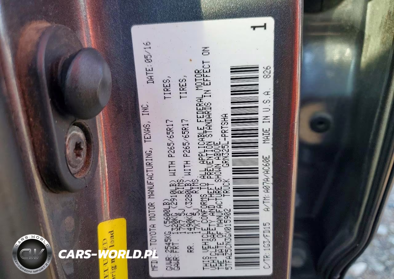 2016 Toyota Tacoma Trd Sport VIN:5TFAZ5CN3GX015902 - 13