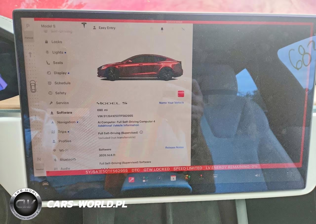 2026 Tesla Model S VIN:5YJSA1E50TF562955 - 9