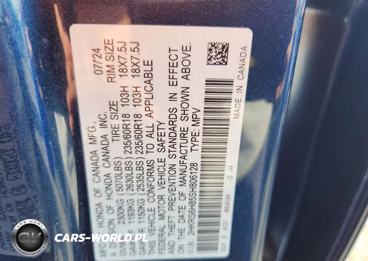 2025 Honda Cr-V Sport-L VIN:2HKRS6H85SH806128 - 13