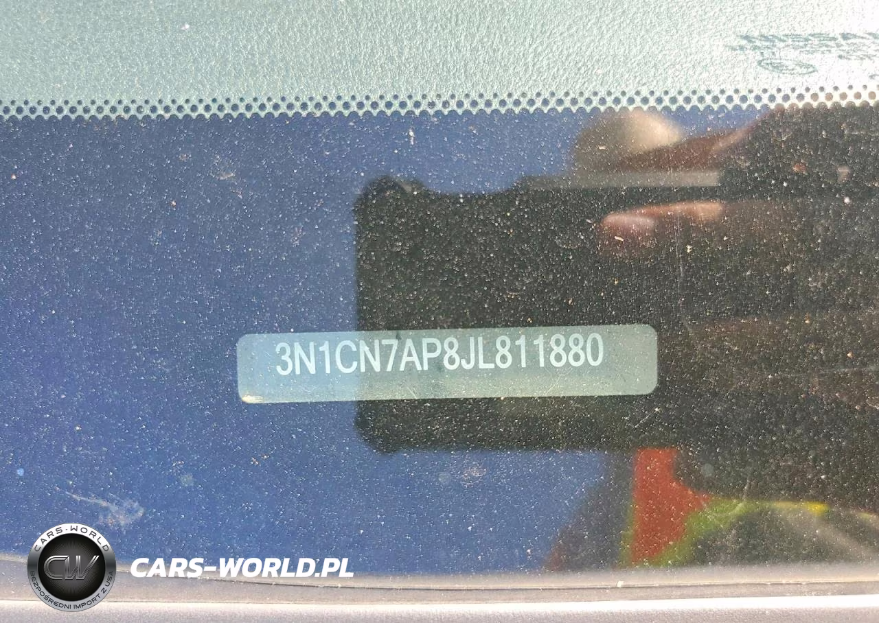 2018 Nissan Versa Sv VIN:3N1CN7AP8JL811880 - 12