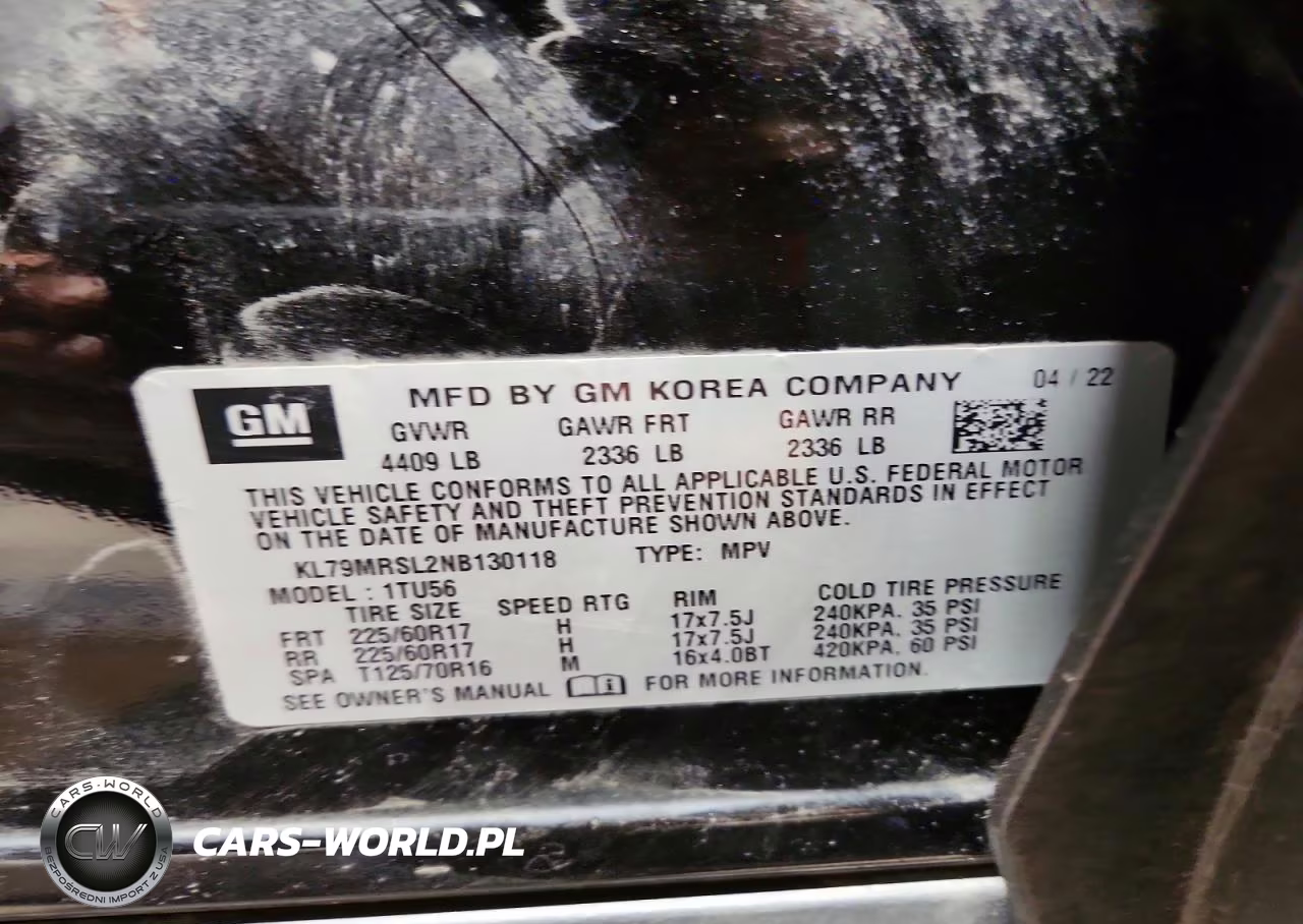 2022 Chevrolet Trailblazer Lt VIN:KL79MRSL2NB130118 - 14