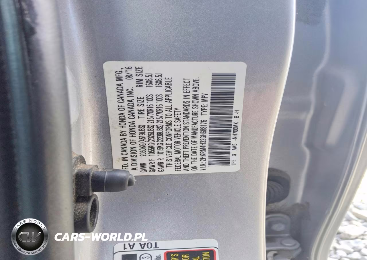 2016 Honda Cr-V Lx VIN:2HKRM4H32GH688176 - 13